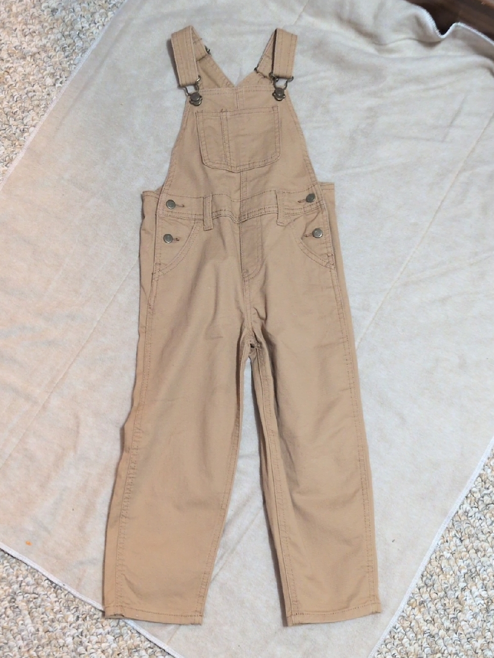 Old Navy Tan Kids Overalls